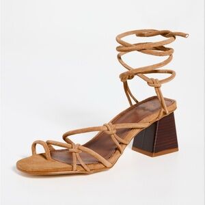 NWOT Alohas Goldie Heeled Sandals - Size 38